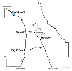 Sublette County Map